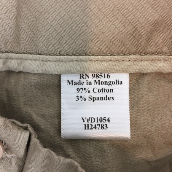 Coldwater Creek NWT Cuffed Pants Womens 14 Beige Pleated Cropped Leg - Picture 7 of 13